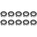 10pcs 6204 - 2rs roulements � billes, joint double face � grande vitesse roulement � billes rainure profonde ...