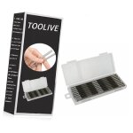 10pcs 82mm x 5. 5 mm hss rabot rversible lames pour bosch black decker mafell