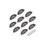 10pcs boutons de tiroir en cuivre poign�es demi - lune poign�es de tasse antiques pour boutons de meubles ...