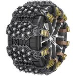 10pcs cha�nes � neige pour roues d'urgence, cha�nes pour pneus de neige r�utilisables, cha�nes � neige ...