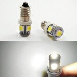 10pcs e10 12v blanc froid ampoules led 5smd 0, 5 w 50lm les lamp?blanc chaud?