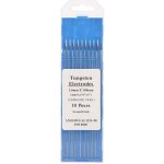 10pcs �lectrode de tungst�ne de soudage, �lectrode de tungst�ne composite t�te, violet 1. 6 150mm tig ...