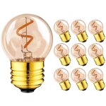 10pcs gradation led ampoules r�tro style industriel g40 lumi�re douce 220v lumi�re de soie lumi�re flexible ...