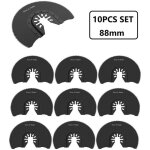 10pcs lames de scie oscillantes semi - circulaires, 88mm diamtre multi - outils outils multifonction ...