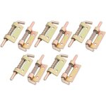 10pcs loquet a ressort targette a ressort verrou de porte serrure pour meuble abri de portail garage ...