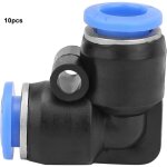 10pcs plastique �gal raccord coud� elliptique rapide connecteurs pneumatiques tuyau flexible d'air tuyau ...