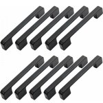 10pcs poign�e meuble entraxe 128mm - poign�e porte cuisine noire poignee barre meuble poignee de cuisine ...