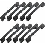 10pcs poign�e meuble entraxe 160mm - poign�e porte cuisine noire poignee barre meuble poignee de cuisine ...
