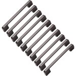 10pcs poign�e meuble entraxe 224mm - poign�e porte cuisine noire poignee barre meuble poignee de cuisine ...