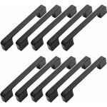 10pcs poigne meuble entraxe 96mm - poigne porte cuisine noire poignee barre meuble poignee de cuisine ...