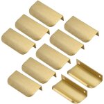 10pcs poignée de meuble invisible poignée d'armoire dorée distance des trous 64mm poignée invisible - ... 10pcs poignée de meuble invisible poignée d'armoire dorée distance des trous 64mm poignée invisible - ...