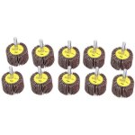 10pcs roues � feuillets abrasif meule de polissage disque de meule � lamelles en papier abrasif avec ...