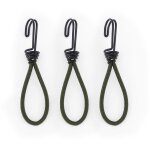 10pcs tendeur elastique avec crochet, 15cm tendeur caoutchouc de b�che, cordes �lastiques avec crochets, ...