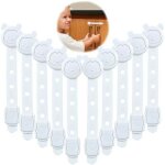 10pcs verrous de s�curit� pour enfant, s�curit� enfant placard r�glables, bloque tiroir securite enfant ...