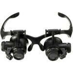 10x 15x 20x 25x lunettes lunettes loupe led lampe loupe pour la r�paration de bijoux montre maintenir ...