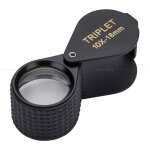 10x 18 loupe bijoux loupe lumire achromatique optique verre poche gemme loupe outil bijoutier, timbre ...