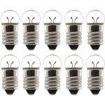 Cyclingcolors - 10x ampoule e10 6v 0, 6w culot 10mm � visser universel incandescent maison bricolage ...