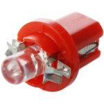 10x ampoule led compteur tableau de bord b8 - 5d t5 avec support rouge tuning auto voiture