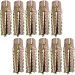 10x chevilles  expansion en mtal - ?8x38mm - pour fixation en bton, bton cellulaire, carreaux de ...