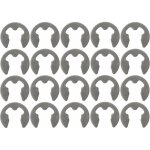 10x circlip externe bague de retenue en forme de e de sret pour arbres en acier  ressorts din 6799 ...