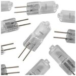 10x dc 12v ampoules halog�nes gy6. 35 / g6. 35 50w � intensit� variable blanc chaud 2700k 2 broches transparen ...