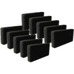 10x filtre mousse compatible avec gorenje spk2 d82426, sp10 / 333 wt8122sl, sp10 / 333 wt8120sl, sp10 ...