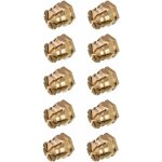 Cyclingcolors - 10x manchon d'cartement laiton m6 x 8mm longueur 12mm meuble bois insert vis crou