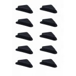Cyclingcolors - 10x patin de coin de meuble triangulaire rentrant en plastique noir canap banquette ...