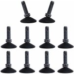 10x pied niveleur réglable ajustable orientable avec rotule pour embouts filetés m10 x 32mm vérin vis ... 10x pied niveleur réglable ajustable orientable avec rotule pour embouts filetés m10 x 32mm vérin vis ...