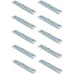 10x plaque d'assemblage acier 100mm x 28mm x 86mm avec 4 trous de vissage meuble bois table chaise cuisine ... 10x plaque d'assemblage acier 100mm x 28mm x 86mm avec 4 trous de vissage meuble bois table chaise cuisine ...