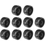 Cyclingcolors - 10x roulette 30mm en plastique rigide noir pour utilisation universelle galet poulie ...