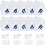 10x sacs d'aspirateur miele classic c1 c2 c3 s227 s240 s270 s400 s2 s5 + filtres