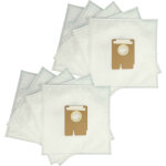 10x sacs compatible avec bluesky atb 14 r, bap 1500, e 200 optimo, ti 1400 aspirateur - microfibre non ...