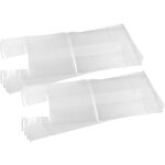 10x sacs compatible avec dustcontrol dc f 2800 aspirateur - polythylne, 55cm x 44cm incolore - vhbw ...