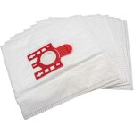 10x sacs compatible avec hoover telios te70 te00 - 100 plus aspirateur - microfibres non tiss�es, 28cm ...