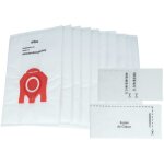 10x sacs compatible avec miele s 381, s 4000. . . s 4999, s4, s4 easystretch, s 4 aspirateur - microfibres ...