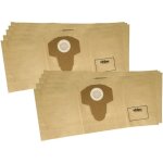 10x sacs compatible avec parkside pas 500 d3, pnts 1250 / 9, 69502, pnts 1250 aspirateur - papier, 58, ...