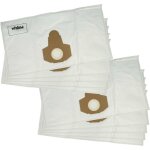 10x sacs compatible avec parkside pnts 1300, 1300 b2, 1400 a1, 1250, 1300 a1 aspirateur - microfibre ...