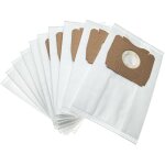 10x sacs compatible avec progress diamant 10, 12, 3010, 3011, 3012 aspirateur - microfibres non tiss�es, ...