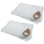 10x sacs remplacement pour nilfisk 81943048 pour aspirateur - microfibres non tiss�es, 48, 85cm x 33. ...