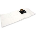 10x sacs remplacement pour rowenta zr 81 pour aspirateur - microfibre non tisse, 61cm x 27cm blanc - ...