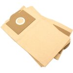 10x sacs compatible avec rowenta bully wet & dry compact aspirateur - papier, 32cm x 19cm couleur sable ...