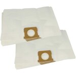 10x sacs compatible avec stihl se 33 aspirateur - papier, 30cm x 48cm blanc - vhbw