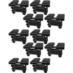 10x support de latte triple pour sommier 38 x 8 mm embout long flexible lit meuble latte fixation tenon, ...