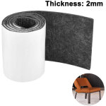 10x100cmx 2mm ruban de feutre auto - adh�sif, patin feutre, patins feutres pour meubles, planeurs de ...