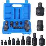 11 pi�ces adaptateur de douille � chocs, adaptateurs pour cl� � douille, 360�cardan universel douilles ...