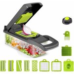 12 en 1 mandoline cuisine, mandoline professionnelle cuisine avec 6 lames en remplaables, coupe - lgumes ...