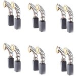 12 balais charbon universels pour meuleuse, perceuse, rabot et marteau �lectrique, durable