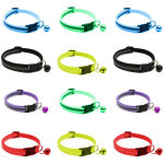 12 collier de chiot, pour collier d'identification de chiot, collier de couleur fendue en nylon doux