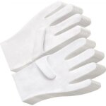 12 paires de gants en coton blanc pour l'ecz�ma et les mains s�ches - doublure respirante - gants d'examen ...
